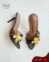 Jiwon Hana Black Heels