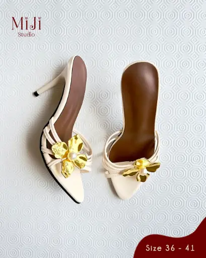 [JW-N03] Jiwon Hana Beige Heels